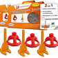 Kit de 400 Croisillons + 200 Cadrans - Carrelage Autonivelants XL - 3 mm - Shaffer Pro