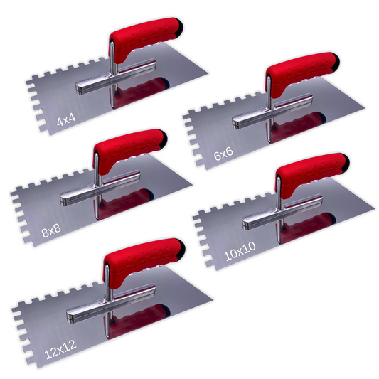 Pack Peignes à Colle Carrelage 4 6 8 10 12 mm – Shaffer Pro | Pose précise carrelage