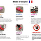 SHAFFER PRO LEVEL FIT - Lot de 1000 croisillons à cale autonivelante - 3 mm - Shaffer Pro